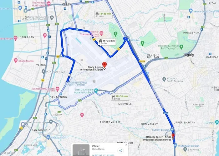 Luxury 1bedroom Unit Near Airport - Azure Residences Manila